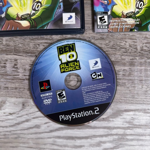 Ben 10: Alien Force (PlayStation 2, 2008) CIB Complete w/‎ Manual TESTED - Picture 2 of 5